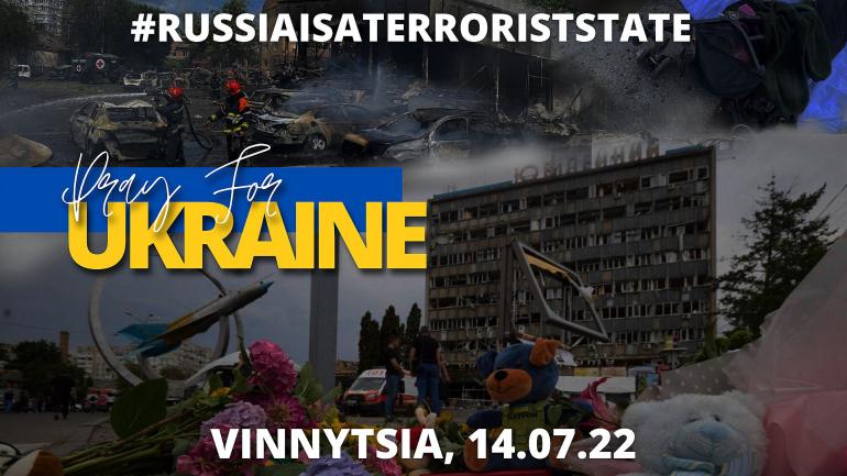 My native Vinnytsia is in grief... with dead children, adults... wounded..