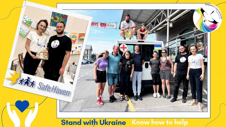 We were in Lithuania and received help from our incredible friends - the "Saugus prieglobstis LT" foundation