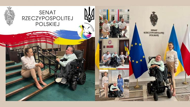 Hanna Davydenko  visited the Senate of the Republic of Poland
